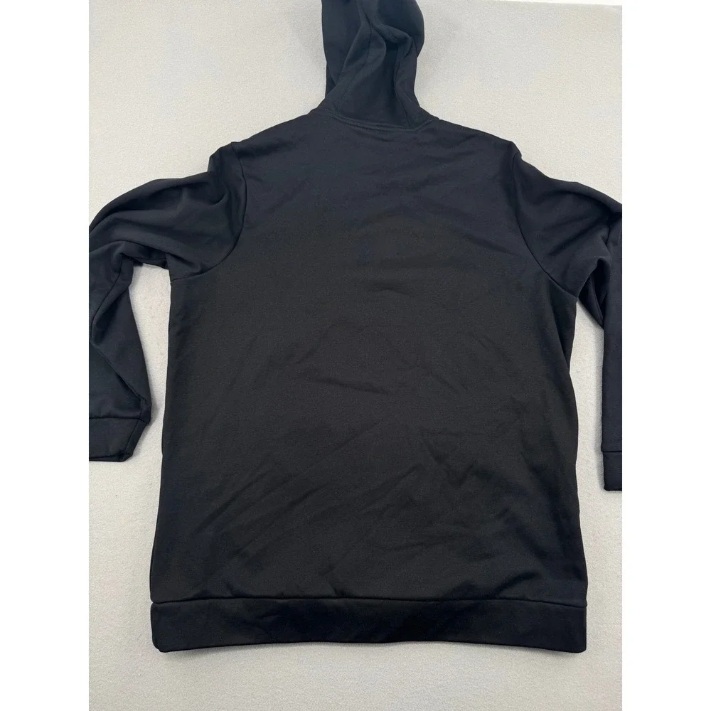 Nike Mens XL Dri-FIT Hoodie Black Pullover Gym Training Sweatshirt CU6214-010